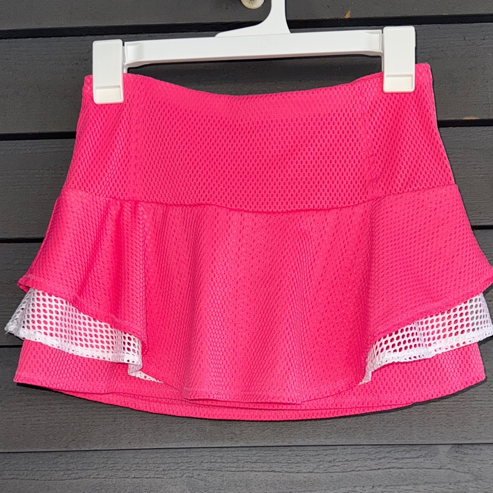 Lucky in Love Pink Mini Skirt